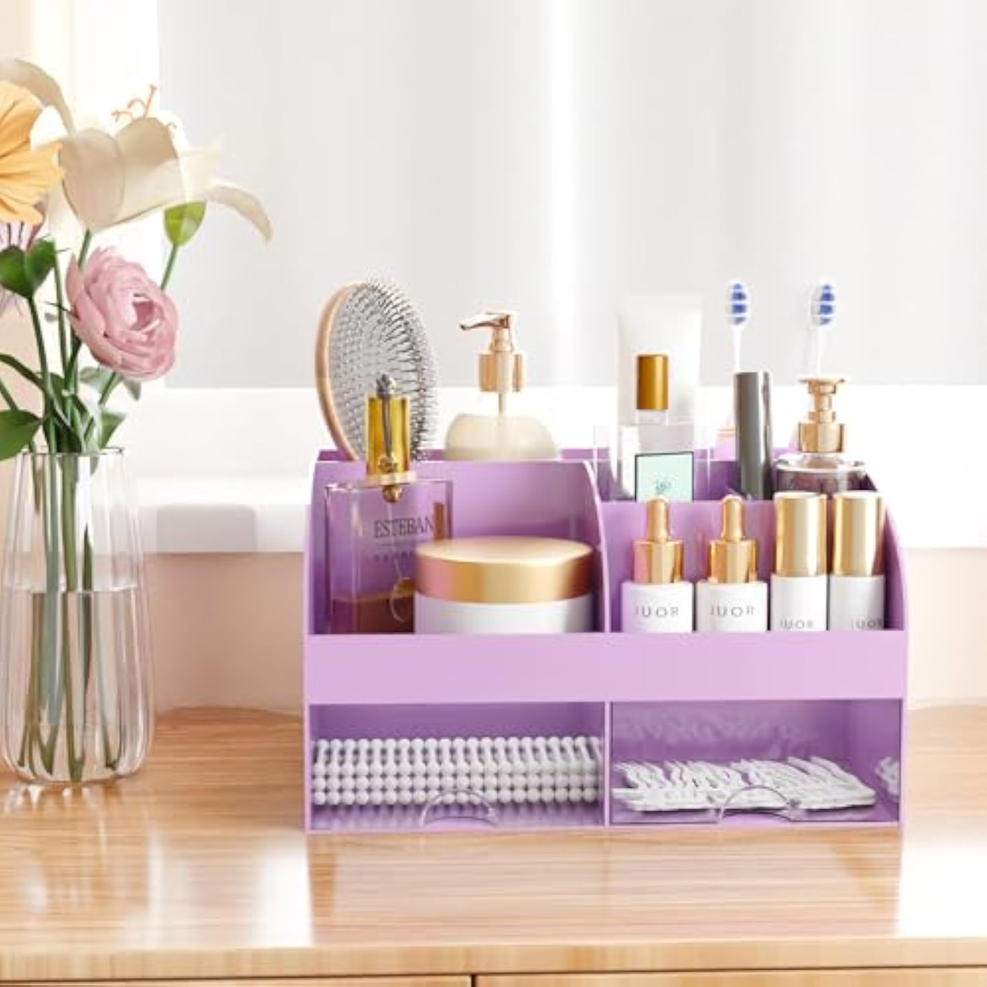 Makeup Organizer with Drawers, Cosmetic Storage for Vanity